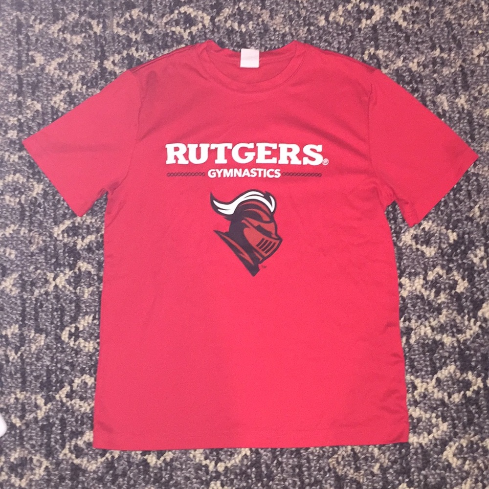 Rutgers gymnastics tee